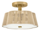 LED Semi-Flush Mount<br /><span style="color:#4AB0CE;">Entrega: 4-10 dias en USA</span><br /><span style="color:#4AB0CE;font-size:60%;">PREGUNTE POR ENTREGA EN PANAMA</span><br />Collection: Sasha<br />Finish: Lacquered Brass