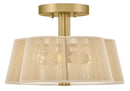 LED Semi-Flush Mount<br /><span style="color:#4AB0CE;">Entrega: 4-10 dias en USA</span><br /><span style="color:#4AB0CE;font-size:60%;">PREGUNTE POR ENTREGA EN PANAMA</span><br />Collection: Sasha<br />Finish: Lacquered Brass
