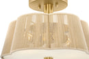 LED Semi-Flush Mount<br /><span style="color:#4AB0CE;">Entrega: 4-10 dias en USA</span><br /><span style="color:#4AB0CE;font-size:60%;">PREGUNTE POR ENTREGA EN PANAMA</span><br />Collection: Sasha<br />Finish: Lacquered Brass