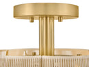 LED Semi-Flush Mount<br /><span style="color:#4AB0CE;">Entrega: 4-10 dias en USA</span><br /><span style="color:#4AB0CE;font-size:60%;">PREGUNTE POR ENTREGA EN PANAMA</span><br />Collection: Sasha<br />Finish: Lacquered Brass