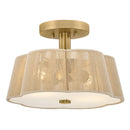 LED Semi-Flush Mount<br /><span style="color:#4AB0CE;">Entrega: 4-10 dias en USA</span><br /><span style="color:#4AB0CE;font-size:60%;">PREGUNTE POR ENTREGA EN PANAMA</span><br />Collection: Sasha<br />Finish: Lacquered Brass