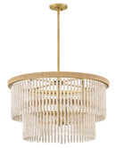 LED Chandelier<br /><span style="color:#4AB0CE;">Entrega: 4-5 semanas en USA</span><br /><span style="color:#4AB0CE;font-size:60%;">PREGUNTE POR ENTREGA EN PANAMA</span><br />Collection: Indra<br />Finish: Lacquered Brass