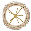 LED Chandelier<br /><span style="color:#4AB0CE;">Entrega: 4-5 semanas en USA</span><br /><span style="color:#4AB0CE;font-size:60%;">PREGUNTE POR ENTREGA EN PANAMA</span><br />Collection: Indra<br />Finish: Lacquered Brass