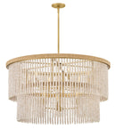 LED Chandelier<br /><span style="color:#4AB0CE;">Entrega: 4-10 dias en USA</span><br /><span style="color:#4AB0CE;font-size:60%;">PREGUNTE POR ENTREGA EN PANAMA</span><br />Collection: Indra<br />Finish: Lacquered Brass