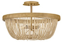 LED Semi-Flush Mount<br /><span style="color:#4AB0CE;">Entrega: 4-10 dias en USA</span><br /><span style="color:#4AB0CE;font-size:60%;">PREGUNTE POR ENTREGA EN PANAMA</span><br />Collection: Tula<br />Finish: Burnished Gold