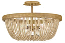 LED Semi-Flush Mount<br /><span style="color:#4AB0CE;">Entrega: 4-10 dias en USA</span><br /><span style="color:#4AB0CE;font-size:60%;">PREGUNTE POR ENTREGA EN PANAMA</span><br />Collection: Tula<br />Finish: Burnished Gold