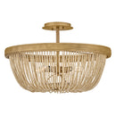 LED Semi-Flush Mount<br /><span style="color:#4AB0CE;">Entrega: 4-10 dias en USA</span><br /><span style="color:#4AB0CE;font-size:60%;">PREGUNTE POR ENTREGA EN PANAMA</span><br />Collection: Tula<br />Finish: Burnished Gold