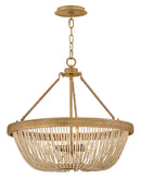 LED Chandelier<br /><span style="color:#4AB0CE;">Entrega: 4-10 dias en USA</span><br /><span style="color:#4AB0CE;font-size:60%;">PREGUNTE POR ENTREGA EN PANAMA</span><br />Collection: Tula<br />Finish: Burnished Gold