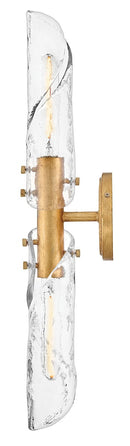 LED Wall Sconce<br /><span style="color:#4AB0CE;">Entrega: 4-10 dias en USA</span><br /><span style="color:#4AB0CE;font-size:60%;">PREGUNTE POR ENTREGA EN PANAMA</span><br />Collection: Capri<br />Finish: Distressed Brass