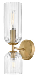LED Wall Sconce<br /><span style="color:#4AB0CE;">Entrega: 4-10 dias en USA</span><br /><span style="color:#4AB0CE;font-size:60%;">PREGUNTE POR ENTREGA EN PANAMA</span><br />Collection: Ava<br />Finish: Lacquered Brass