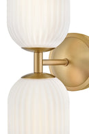 LED Wall Sconce<br /><span style="color:#4AB0CE;">Entrega: 4-10 dias en USA</span><br /><span style="color:#4AB0CE;font-size:60%;">PREGUNTE POR ENTREGA EN PANAMA</span><br />Collection: Ava<br />Finish: Lacquered Brass
