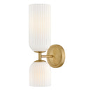 LED Wall Sconce<br /><span style="color:#4AB0CE;">Entrega: 4-10 dias en USA</span><br /><span style="color:#4AB0CE;font-size:60%;">PREGUNTE POR ENTREGA EN PANAMA</span><br />Collection: Ava<br />Finish: Lacquered Brass