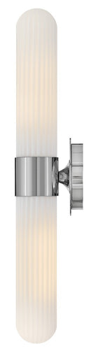 LED Wall Sconce<br /><span style="color:#4AB0CE;">Entrega: 4-10 dias en USA</span><br /><span style="color:#4AB0CE;font-size:60%;">PREGUNTE POR ENTREGA EN PANAMA</span><br />Collection: Nina<br />Finish: Chrome