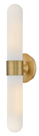 LED Wall Sconce<br /><span style="color:#4AB0CE;">Entrega: 4-10 dias en USA</span><br /><span style="color:#4AB0CE;font-size:60%;">PREGUNTE POR ENTREGA EN PANAMA</span><br />Collection: Nina<br />Finish: Lacquered Brass