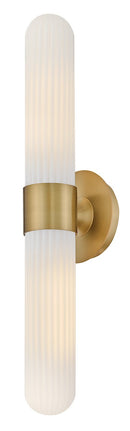 LED Wall Sconce<br /><span style="color:#4AB0CE;">Entrega: 4-10 dias en USA</span><br /><span style="color:#4AB0CE;font-size:60%;">PREGUNTE POR ENTREGA EN PANAMA</span><br />Collection: Nina<br />Finish: Lacquered Brass