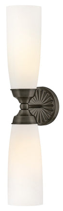 LED Wall Sconce<br /><span style="color:#4AB0CE;">Entrega: 4-10 dias en USA</span><br /><span style="color:#4AB0CE;font-size:60%;">PREGUNTE POR ENTREGA EN PANAMA</span><br />Collection: Alexis<br />Finish: Black Oxide