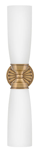 LED Wall Sconce<br /><span style="color:#4AB0CE;">Entrega: 4-10 dias en USA</span><br /><span style="color:#4AB0CE;font-size:60%;">PREGUNTE POR ENTREGA EN PANAMA</span><br />Collection: Alexis<br />Finish: Heritage Brass