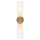 LED Wall Sconce<br /><span style="color:#4AB0CE;">Entrega: 4-10 dias en USA</span><br /><span style="color:#4AB0CE;font-size:60%;">PREGUNTE POR ENTREGA EN PANAMA</span><br />Collection: Alexis<br />Finish: Heritage Brass