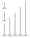 Hinkley - 990048FPW - Downrod - 48" Downrod - Pewter