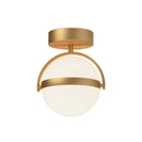 LED Flush Mount<br /><span style="color:#4AB0CE;">Entrega: 4-10 dias en USA</span><br /><span style="color:#4AB0CE;font-size:60%;">PREGUNTE POR ENTREGA EN PANAMA</span><br />Collection: Globo<br />Finish: Brushed Gold
