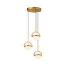 LED Pendant<br /><span style="color:#4AB0CE;">Entrega: 4-10 dias en USA</span><br /><span style="color:#4AB0CE;font-size:60%;">PREGUNTE POR ENTREGA EN PANAMA</span><br />Collection: Globo<br />Finish: Brushed Gold