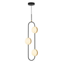 LED Pendant<br /><span style="color:#4AB0CE;">Entrega: 4-10 dias en USA</span><br /><span style="color:#4AB0CE;font-size:60%;">PREGUNTE POR ENTREGA EN PANAMA</span><br />Collection: Tagliato<br />Finish: Matte Black/Brushed Gold