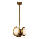 LED Pendant<br /><span style="color:#4AB0CE;">Entrega: 4-10 dias en USA</span><br /><span style="color:#4AB0CE;font-size:60%;">PREGUNTE POR ENTREGA EN PANAMA</span><br />Collection: Alonso<br />Finish: Vintage Brass