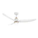 52" Ceiling Fan<br /><span style="color:#4AB0CE;">Entrega: 4-10 dias en USA</span><br /><span style="color:#4AB0CE;font-size:60%;">PREGUNTE POR ENTREGA EN PANAMA</span><br />Collection: Hugo<br />Finish: Brushed Gold/Matte White
