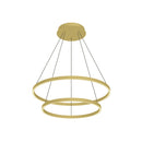 LED Chandelier<br /><span style="color:#4AB0CE;">Entrega: 4-10 dias en USA</span><br /><span style="color:#4AB0CE;font-size:60%;">PREGUNTE POR ENTREGA EN PANAMA</span><br />Collection: Cerchio<br />Finish: Brushed Gold