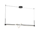 LED Linear Pendant<br /><span style="color:#4AB0CE;">Entrega: 4-10 dias en USA</span><br /><span style="color:#4AB0CE;font-size:60%;">PREGUNTE POR ENTREGA EN PANAMA</span><br />Collection: Cursive<br />Finish: Black