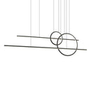 LED Pendant<br /><span style="color:#4AB0CE;">Entrega: 4-10 dias en USA</span><br /><span style="color:#4AB0CE;font-size:60%;">PREGUNTE POR ENTREGA EN PANAMA</span><br />Collection: Chute Calypso<br />Finish: Black