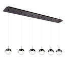 LED Pendant<br /><span style="color:#4AB0CE;">Entrega: 4-10 dias en USA</span><br /><span style="color:#4AB0CE;font-size:60%;">PREGUNTE POR ENTREGA EN PANAMA</span><br />Collection: Pluto<br />Finish: Black Chrome