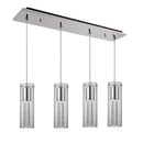 LED Pendant<br /><span style="color:#4AB0CE;">Entrega: 4-10 dias en USA</span><br /><span style="color:#4AB0CE;font-size:60%;">PREGUNTE POR ENTREGA EN PANAMA</span><br />Collection: Champagne<br />Finish: Chrome