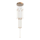 LED Pendant<br /><span style="color:#4AB0CE;">Entrega: 4-10 dias en USA</span><br /><span style="color:#4AB0CE;font-size:60%;">PREGUNTE POR ENTREGA EN PANAMA</span><br />Collection: Motif<br />Finish: Brushed Gold