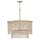 LED Chandelier<br /><span style="color:#4AB0CE;">Entrega: 4-10 dias en USA</span><br /><span style="color:#4AB0CE;font-size:60%;">PREGUNTE POR ENTREGA EN PANAMA</span><br />Collection: Rubina<br />Finish: Burnished Gold