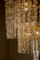 LED Chandelier<br /><span style="color:#4AB0CE;">Entrega: 4-10 dias en USA</span><br /><span style="color:#4AB0CE;font-size:60%;">PREGUNTE POR ENTREGA EN PANAMA</span><br />Collection: Rubina<br />Finish: Burnished Gold