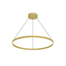 LED Pendant<br /><span style="color:#4AB0CE;">Entrega: 4-10 dias en USA</span><br /><span style="color:#4AB0CE;font-size:60%;">PREGUNTE POR ENTREGA EN PANAMA</span><br />Collection: Cerchio<br />Finish: Brushed Gold