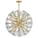 LED Chandelier<br /><span style="color:#4AB0CE;">Entrega: 4-10 dias en USA</span><br /><span style="color:#4AB0CE;font-size:60%;">PREGUNTE POR ENTREGA EN PANAMA</span><br />Collection: Maya<br />Finish: Unlacquered Brass
