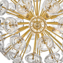 LED Chandelier<br /><span style="color:#4AB0CE;">Entrega: 4-10 dias en USA</span><br /><span style="color:#4AB0CE;font-size:60%;">PREGUNTE POR ENTREGA EN PANAMA</span><br />Collection: Maya<br />Finish: Unlacquered Brass