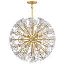 LED Chandelier<br /><span style="color:#4AB0CE;">Entrega: 4-10 dias en USA</span><br /><span style="color:#4AB0CE;font-size:60%;">PREGUNTE POR ENTREGA EN PANAMA</span><br />Collection: Maya<br />Finish: Unlacquered Brass