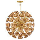 Fredrick Ramond - FR46905UB-AM - LED Chandelier - Maya - Unlacquered Brass