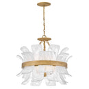 LED Chandelier<br /><span style="color:#4AB0CE;">Entrega: 9-10 semanas en USA</span><br /><span style="color:#4AB0CE;font-size:60%;">PREGUNTE POR ENTREGA EN PANAMA</span><br />Collection: Fleur<br />Finish: Burnished Gold