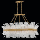 Fredrick Ramond - FR46915BNG - LED Linear Pendant - Fleur - Burnished Gold