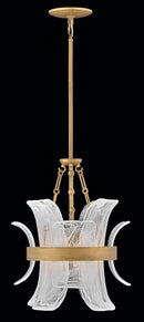 Fredrick Ramond - FR46917BNG - LED Pendant - Fleur - Burnished Gold