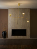 Fredrick Ramond - FR46963UB-LL - LED Chandelier - Anthos - Unlacquered Brass