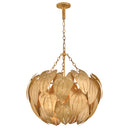 LED Chandelier<br /><span style="color:#4AB0CE;">Entrega: 4-10 dias en USA</span><br /><span style="color:#4AB0CE;font-size:60%;">PREGUNTE POR ENTREGA EN PANAMA</span><br />Collection: Camille<br />Finish: Distressed Brass