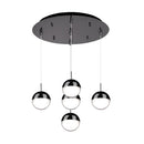 LED Pendant<br /><span style="color:#4AB0CE;">Entrega: 4-10 dias en USA</span><br /><span style="color:#4AB0CE;font-size:60%;">PREGUNTE POR ENTREGA EN PANAMA</span><br />Collection: Pluto<br />Finish: Black Chrome