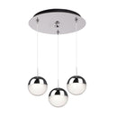 Kuzco Lighting - MP402801CH-03 - LED Pendant - Pluto - Chrome