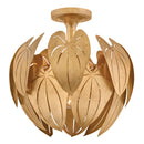 LED Convertible Semi-Flush Mount<br /><span style="color:#4AB0CE;">Entrega: 4-10 dias en USA</span><br /><span style="color:#4AB0CE;font-size:60%;">PREGUNTE POR ENTREGA EN PANAMA</span><br />Collection: Camille<br />Finish: Distressed Brass