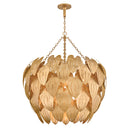 LED Chandelier<br /><span style="color:#4AB0CE;">Entrega: 4-10 dias en USA</span><br /><span style="color:#4AB0CE;font-size:60%;">PREGUNTE POR ENTREGA EN PANAMA</span><br />Collection: Camille<br />Finish: Distressed Brass